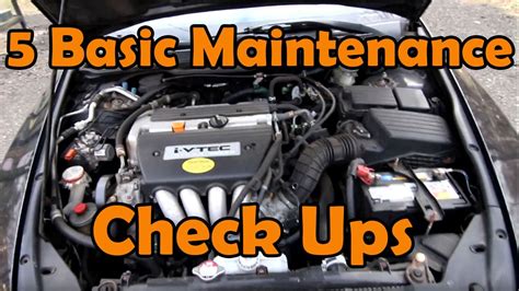 5 Basic Diy Car Maintenance Checks Youtube