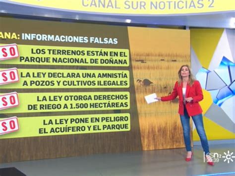 La manipulación de Canal Sur sobre la ley de regadíos de Doñana - Los