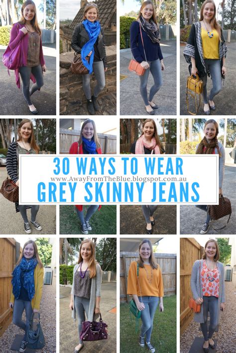 Away From Blue Aussie Mum Style Away From The Blue Jeans Rut 30 Ways To Wear Grey Skinny