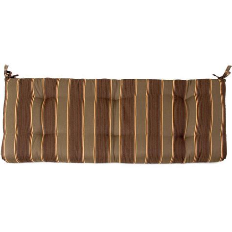 Sunbrella Davidson Redwood Large Outdoor Replacement Bench Cushion By