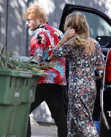 Ed Sheeran And Cherry Seaborn Wear Matching Wedding Bands Amid Rumours Daily Mail Online