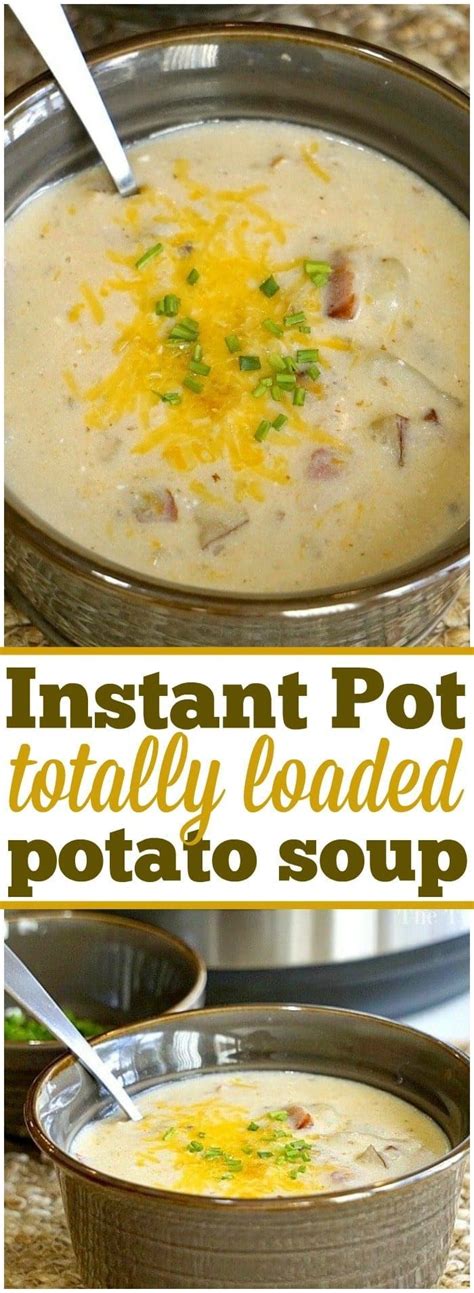 Any short cut pasta will work. Instant Pot potato cheese soup recipe that takes just 8 ...