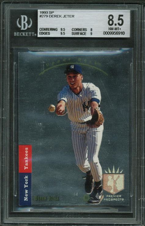 Looking for other colors that i don't. Lot Detail - Derek Jeter 1993 SP #279 Rookie Card BGS Graded NM 8.5!