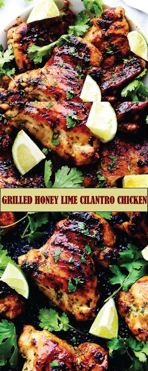 Grilled Honey Lime Cilantro Chicken Recipe Spesial Food