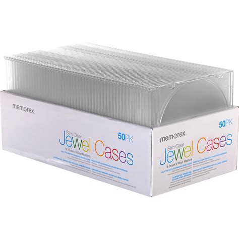 Download Memorex CD/DVD Slim Jewel Case (Clear, 50-Pack) 01951 B&H Photo