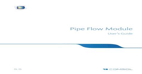 Pipe Flow Module Comsol Multiphysics Pdf Document