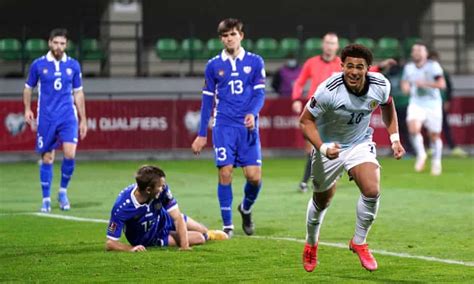 che adams seals victory in moldova as scotland confirm play off place world cup 2022