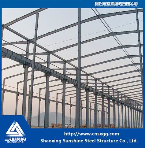 Large Span Steel Roof Structure Building With Single Floor For