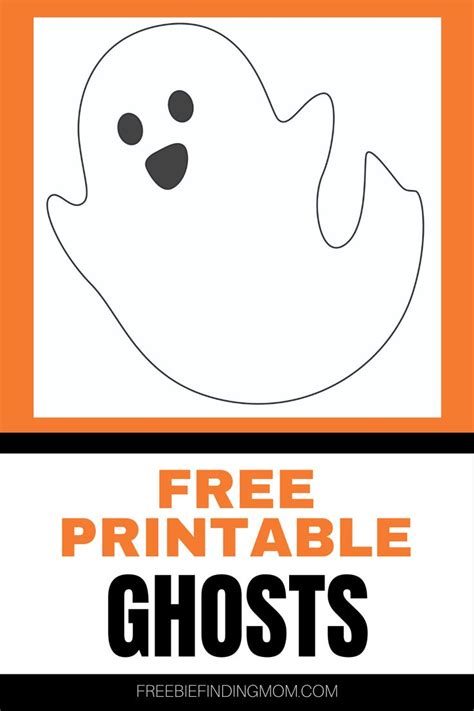 Free Ghost Printables 5 Options Freebie Finding Mom Printable