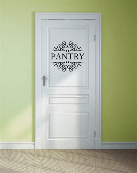 Pantry Decal Laundry Room Decal Restroom Decal Or Customized Door