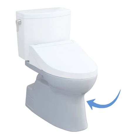 Toto Ct474cufgt4001 Vespin Ii 1g And Vespin Ii Washlet Universal Height Elongated Toilet Bowl