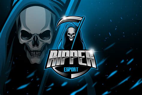 The easiest way to create business logos online. Ripper - Mascot & Esport Logo | Mascot, Logo design ...