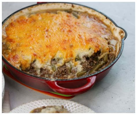 This recipe made a huge. The BEST Keto Ground Beef Casserole with Cheesy Topping! - iSaveA2Z.com