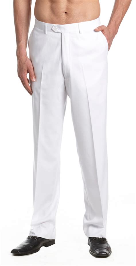 Mens White Pants Concitor Brand White Dress Pants