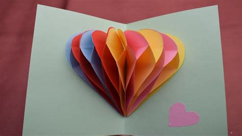 This week i'm going to show you an easy way to make a shaped card. RAINBOW HEART CARD - HOW TO MAKE A 3D HEART POP UP CARD ...
