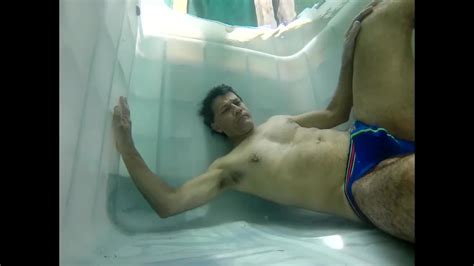 Breatholding Barefaced Underwater In Bulging Speedos Thisvid Com