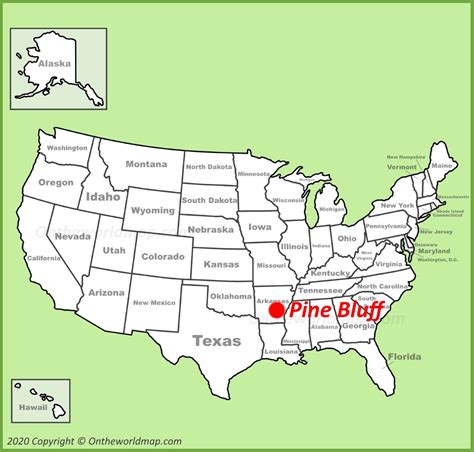 Pine Bluff Map Arkansas Us Discover Pine Bluff With Detailed Maps