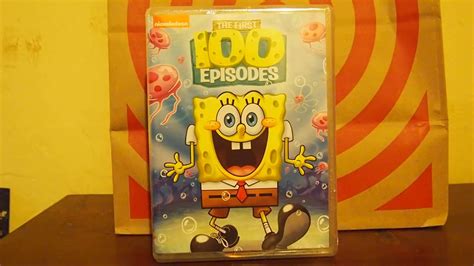 spongebob the first 100 episodes dvd unboxing youtube