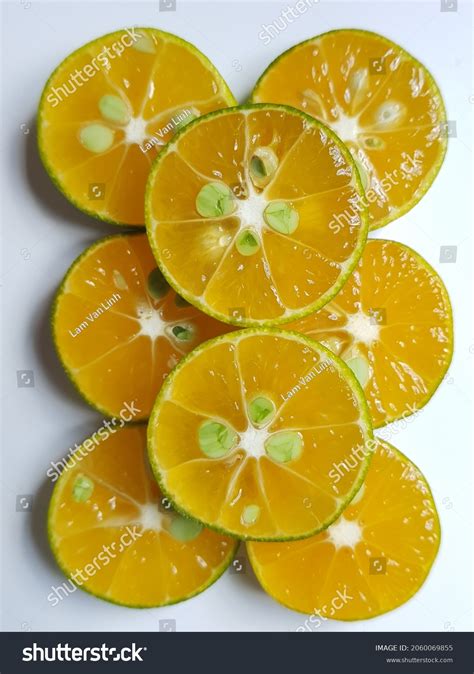 Slices Green Kumquat Calamansi Stock Photo 2060069855 Shutterstock