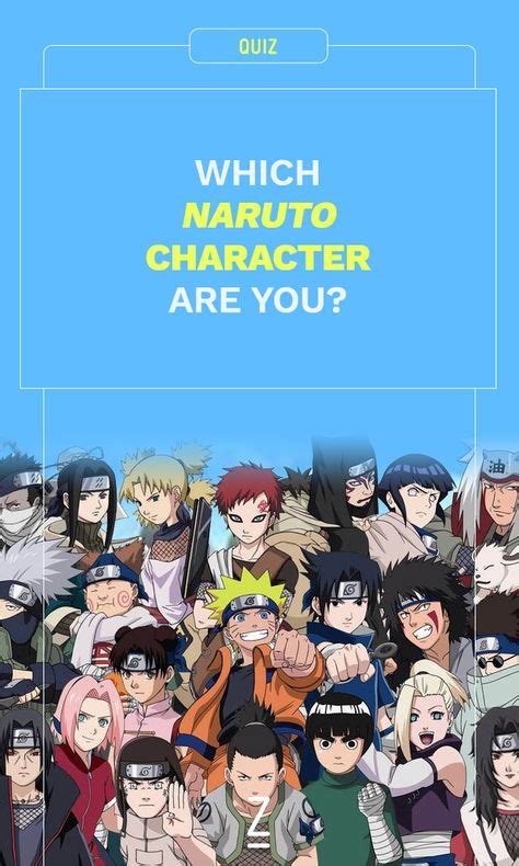 Which Naruto Character Are You Anime Quizzes Naruto Shippuden Anime