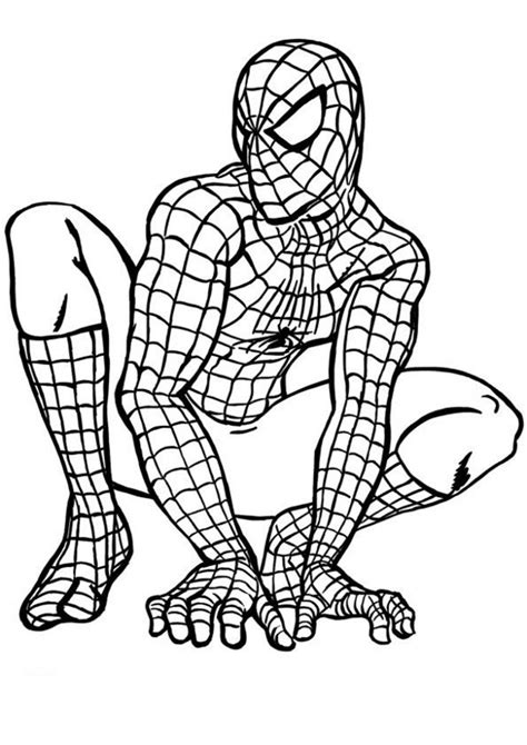 Dibujos Para Colorear De Spiderman
