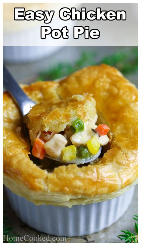 Repeat layering with all three layers. This easy chicken pot pie recipe is made with tiny cubes ...