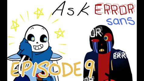 Ask Error Sans Comic Dub Part 9 Memory Lane Part 1 Youtube
