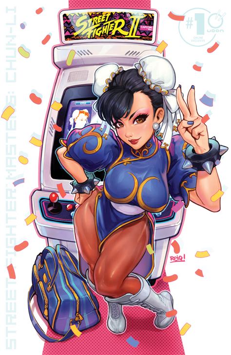 Udon Store Online Exclusive Arcade Cover Featuring Art By Reiq Chun Li Know Your Meme
