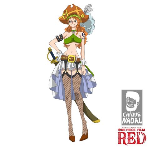 Nami Red Movie One Piece By Caiquenadal On Deviantart