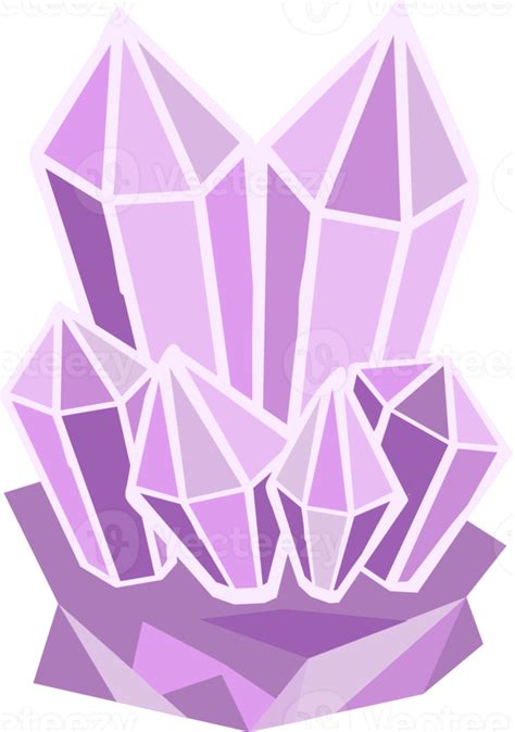 Amethyst Crystal Icon 16384223 Png
