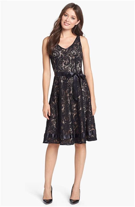 Tahari Lace Fit And Flare Dress Nordstrom