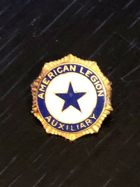 Vintage Collectible American Legion Auxiliary 1920 Metal Pinback Lapel