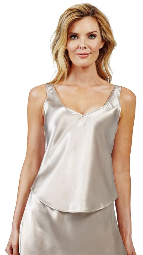 Shadowline® Satin Essentials Wide Strap Camisole Shadowline And Velrose