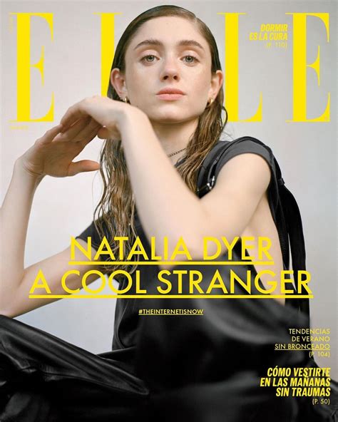 Natalia Dyer On The Cover Of Elle Magazine Mexico July 2019 Hawtcelebs
