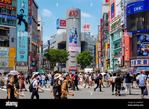 Shibuya Scramble Crossing Is A World Famous And Iconic Intersection In