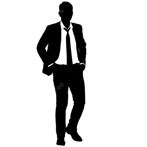 Suit Man Silhouette Png Images Silhouette Businessman Man In Suit With
