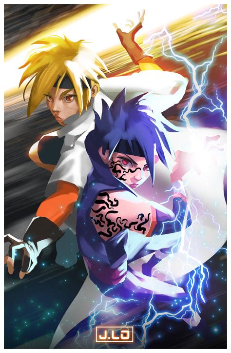 Naruto Sasuke By Jonpaint On Deviantart