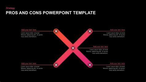 Pros And Cons PowerPoint Template Keynote Slidebazaar