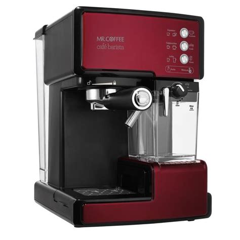 Mr Coffee Cafe Barista Programmable Red And Black Single Serve
