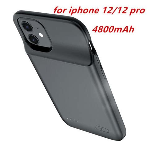 Newdery Battery Case For Iphone 12 Mini 12 12 Pro Slim Rechargeable