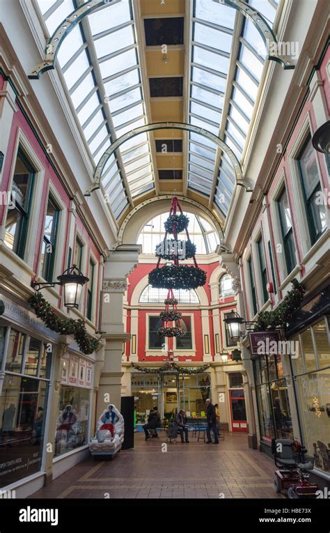 Interior Of The Victorian Arcade Shopping Arcade In Walsall Town Centre