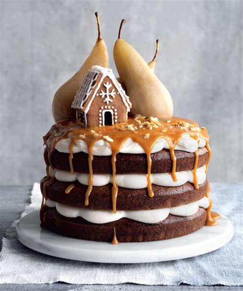 Stem Ginger Cake With Cream Cheese Frosting And Salted Caramel Recipe From The Great British Bake