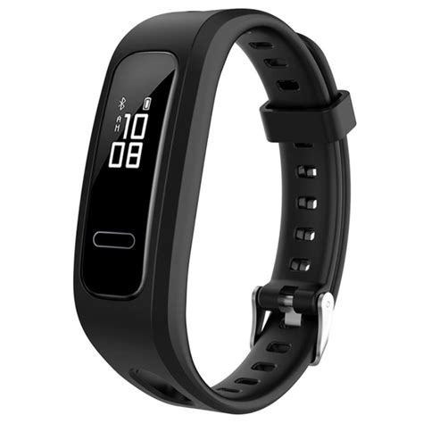 Fitness tracker watch, running posture monitoring, two wearing modes. Bracelet Honor Band 4 Running, Huawei Band 3e en Silicone