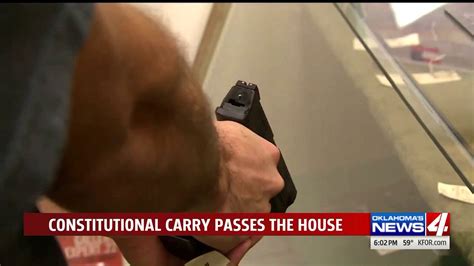 Permitless Carry Bill Passes Oklahoma House Youtube