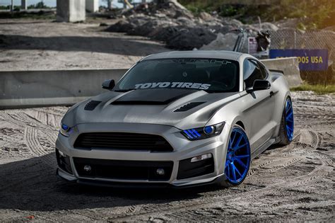 Brushed Ford Mustang Coyote With Blue Eyes — Gallery