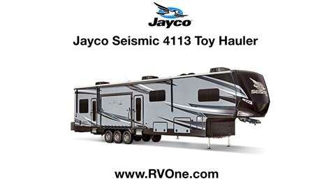 Jayco Seismic 4113 Toy Hauler Youtube