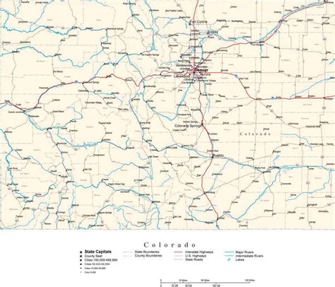 Map Of Colorado Counties With Roads Warehouse Of Ideas