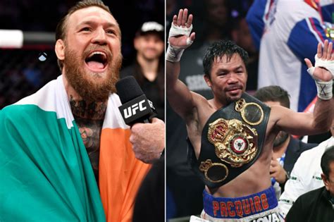 Conor Mcgregor Congratulates Manny Pacquiao For Signing With The Same