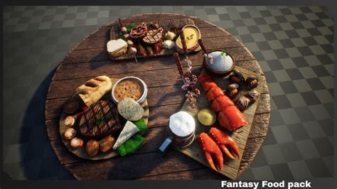 Fantasy Food Pack In Props Ue Marketplace