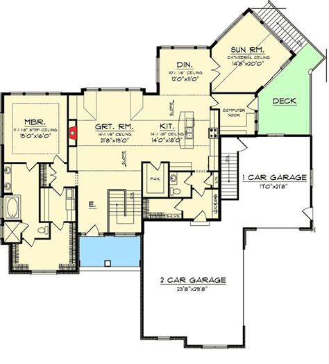 3 Bedroom Ranch With Basement Floor Plans Flooring Tips